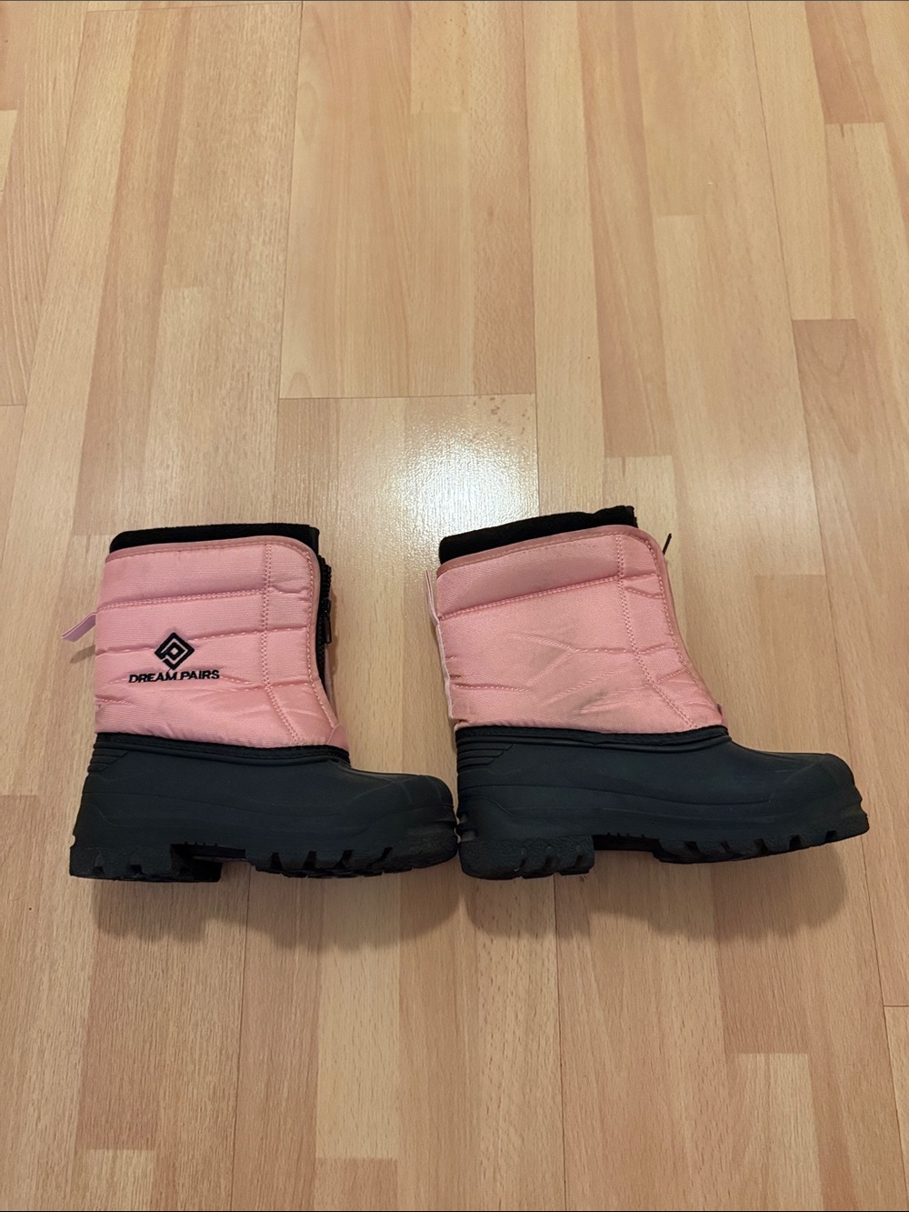 Kids Pink Winter Boots